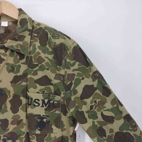 セスラ SESSLER WW2 USMC アメリカ海兵隊 M-42 HBT JACKET DUCK HUNTER CAMO ダックハンター カモ リバーシブル ミリタリー ジャケット メンズ import:S